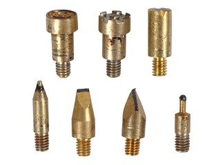 Pyrography pen, 7 burning tips