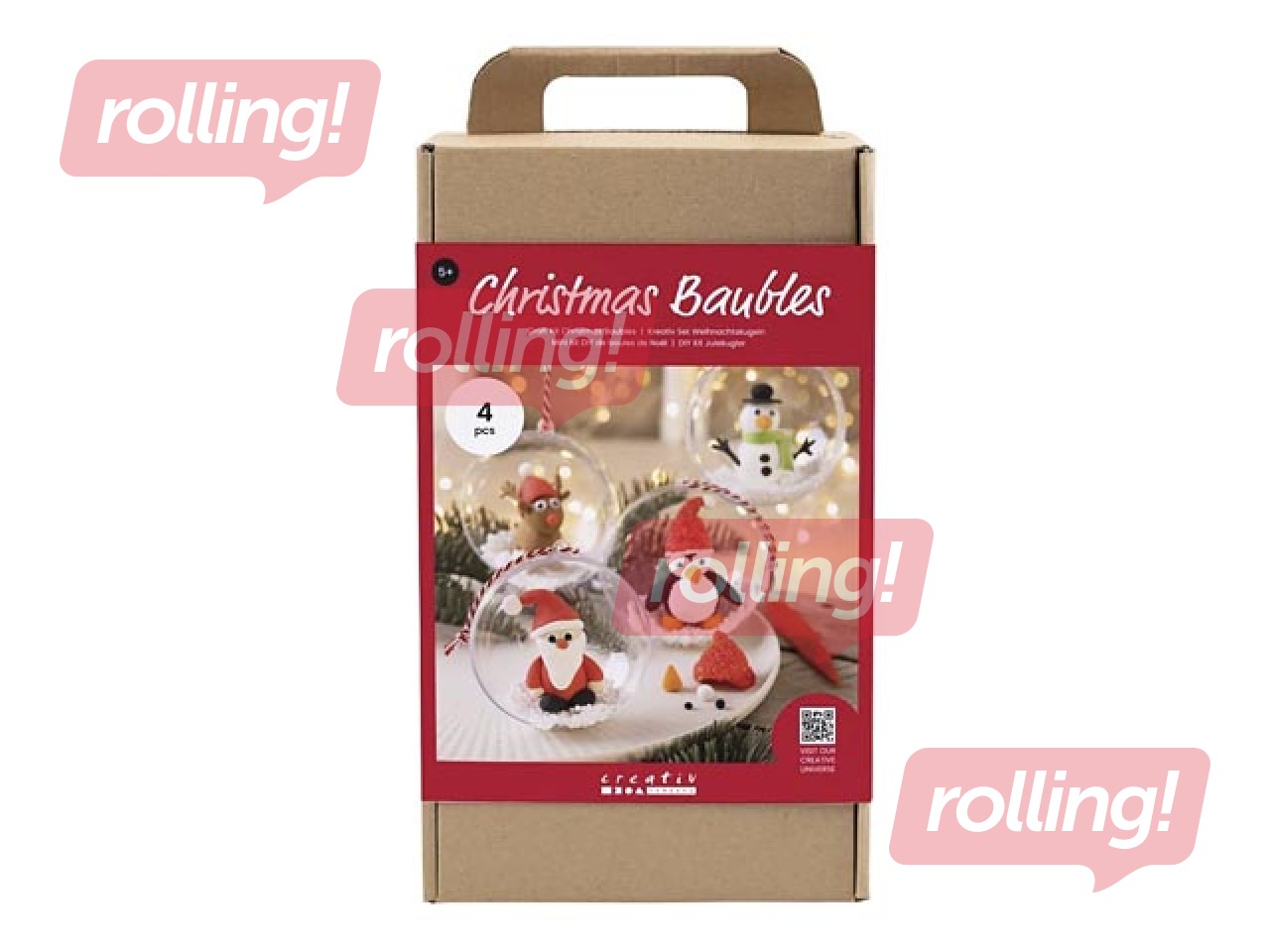 Radošais komplekts Craft Kit Modelling Baubles