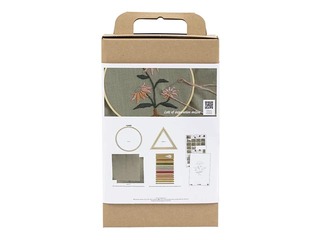 Craft Kit Embroidery, dusty green