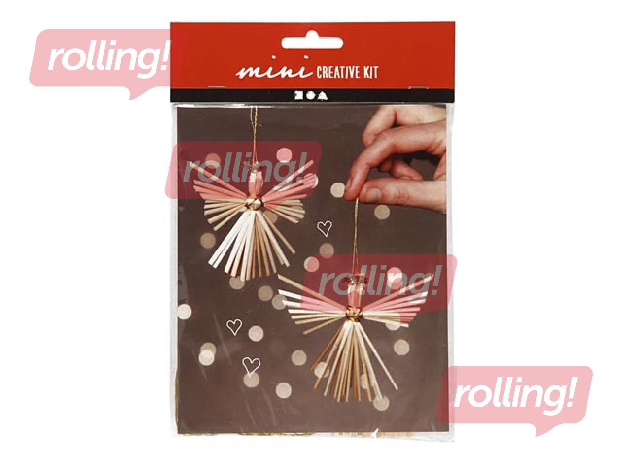 Mini Craft Kit Straw Angel