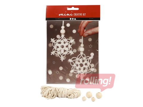 Набор для творчества Mini Craft Kit Macramé Snowflake