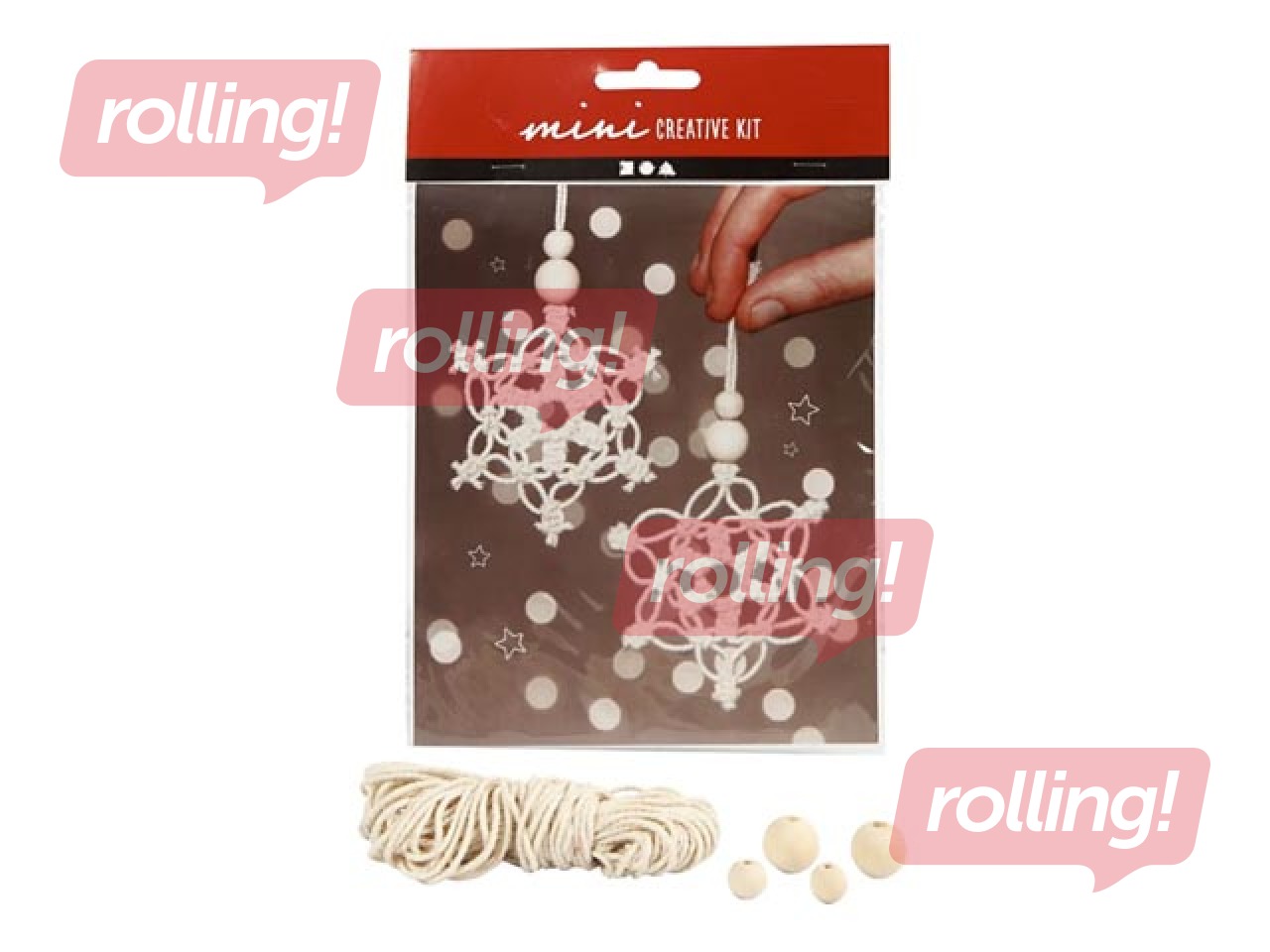 Набор для творчества Mini Craft Kit Macramé Snowflake