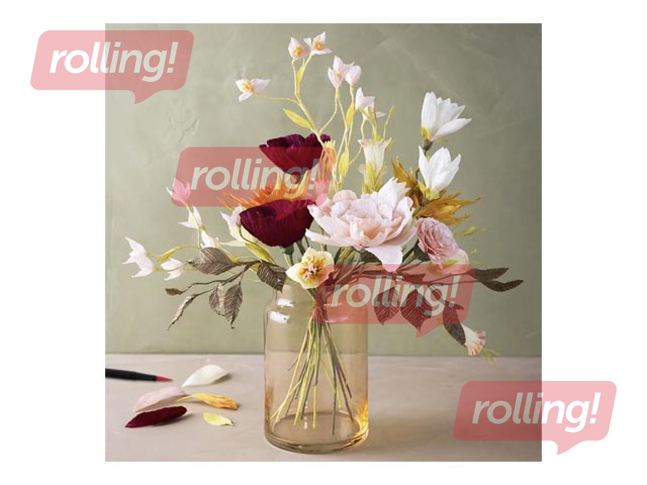 SALE Käsitöökomplekt Craft Kit Crepe Paper