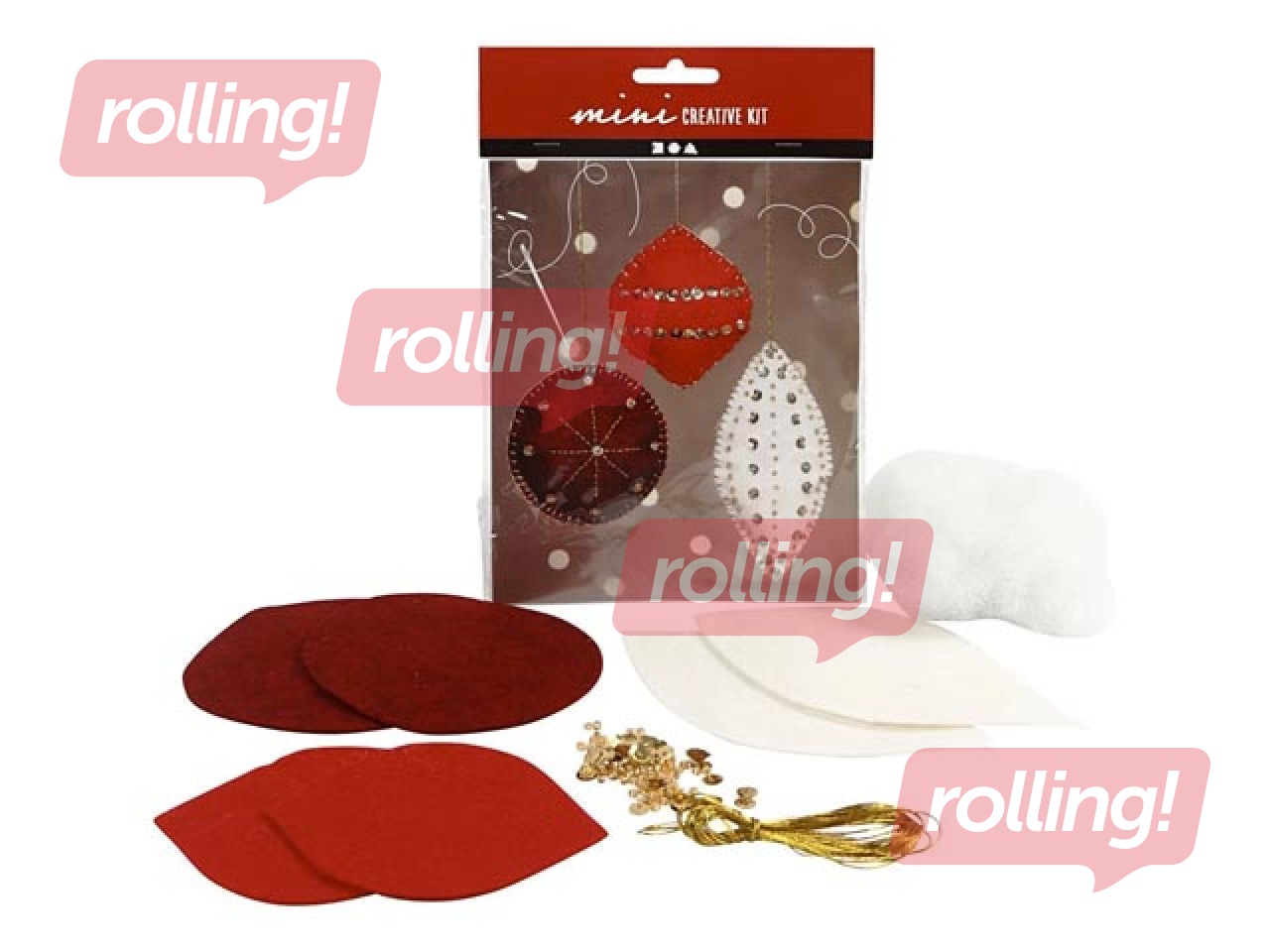 SALE Mini Craft Kit Felt Ornaments