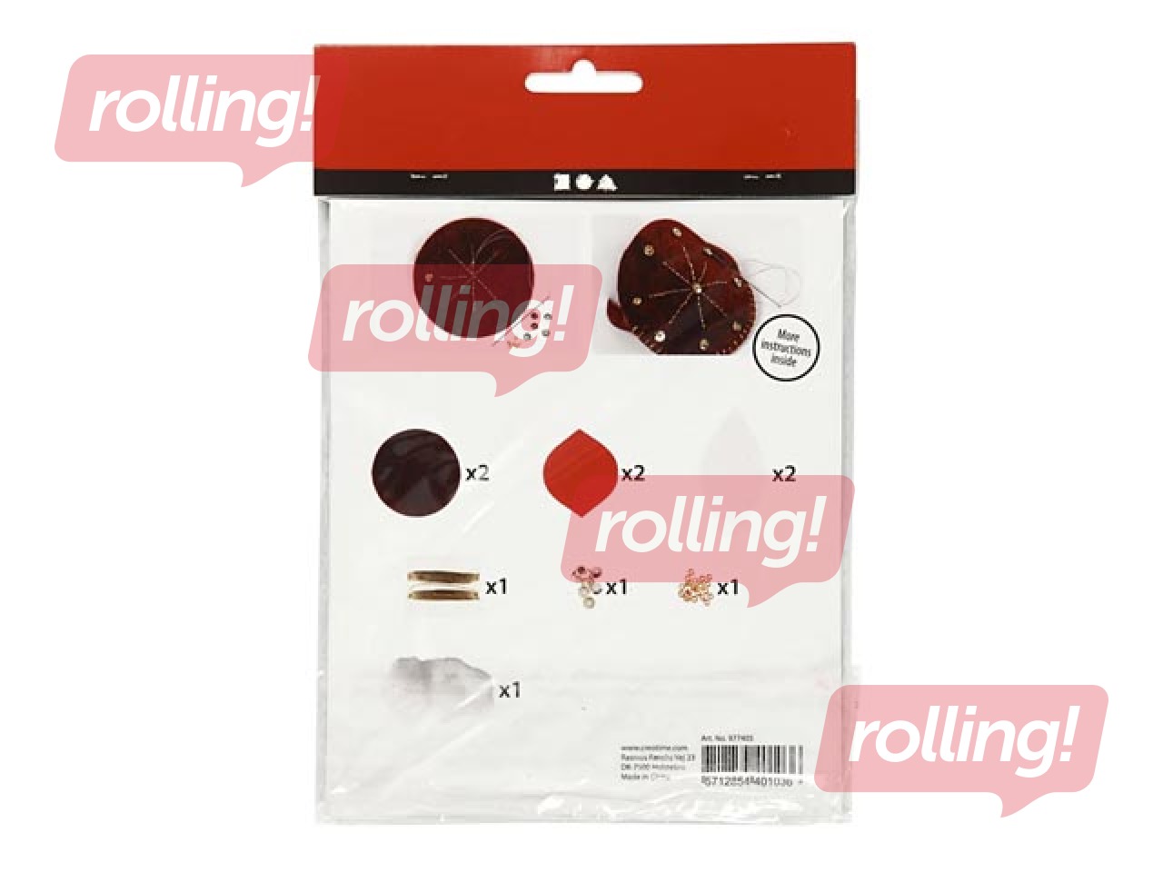 SALE Mini Craft Kit Felt Ornaments