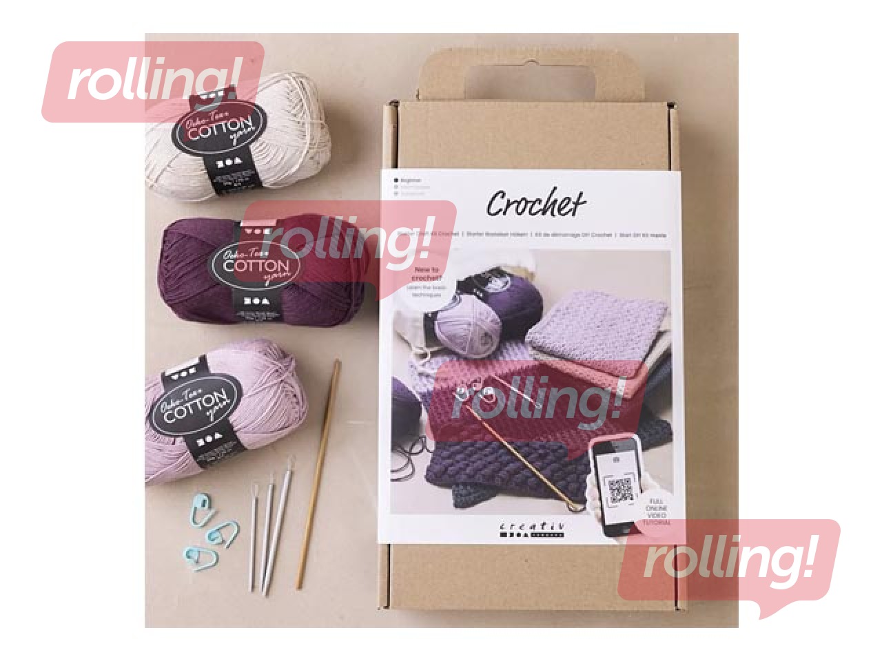 Radošais komplekts Starter Craft Kit Crochet