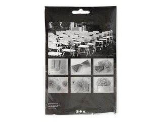 Tissue pompons, red, 3 pcs.