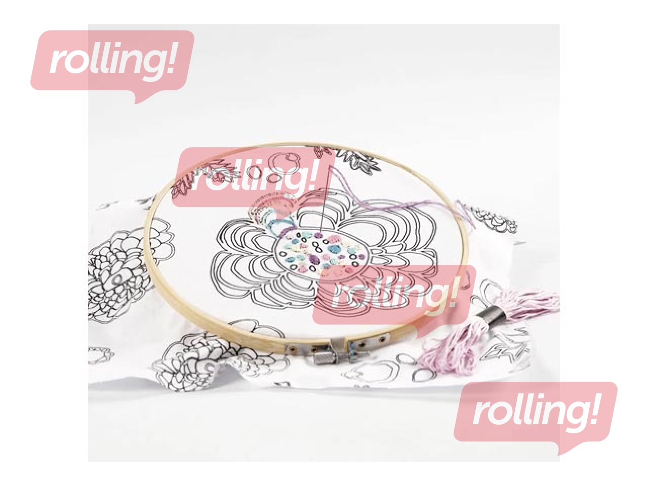 SALE Tikkimisrõngas, puit, D:20 cm