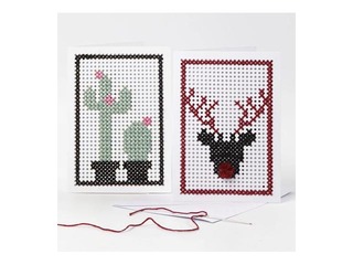 Tikkimisniit, punane harmoonia, 6 tk.