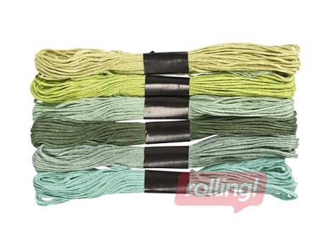 Tikkimisniit, roheline, 6 tk.