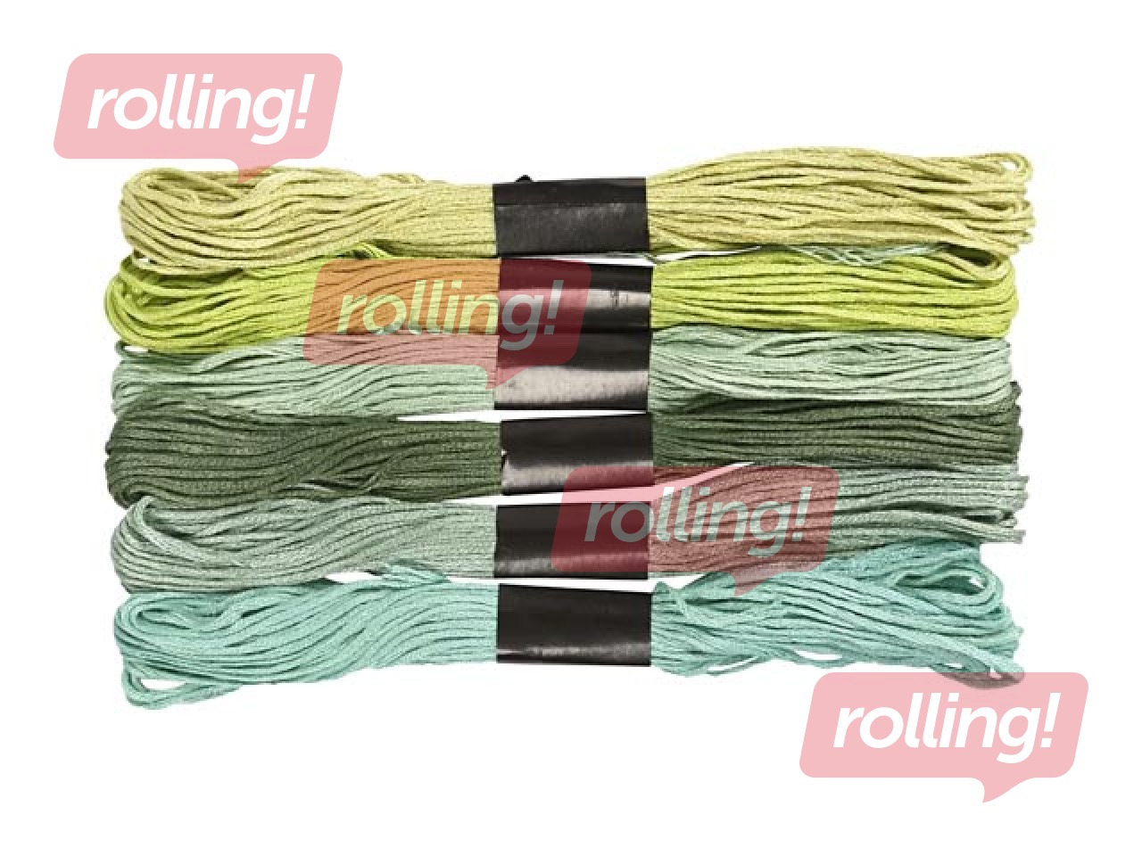 Tikkimisniit, roheline, 6 tk.