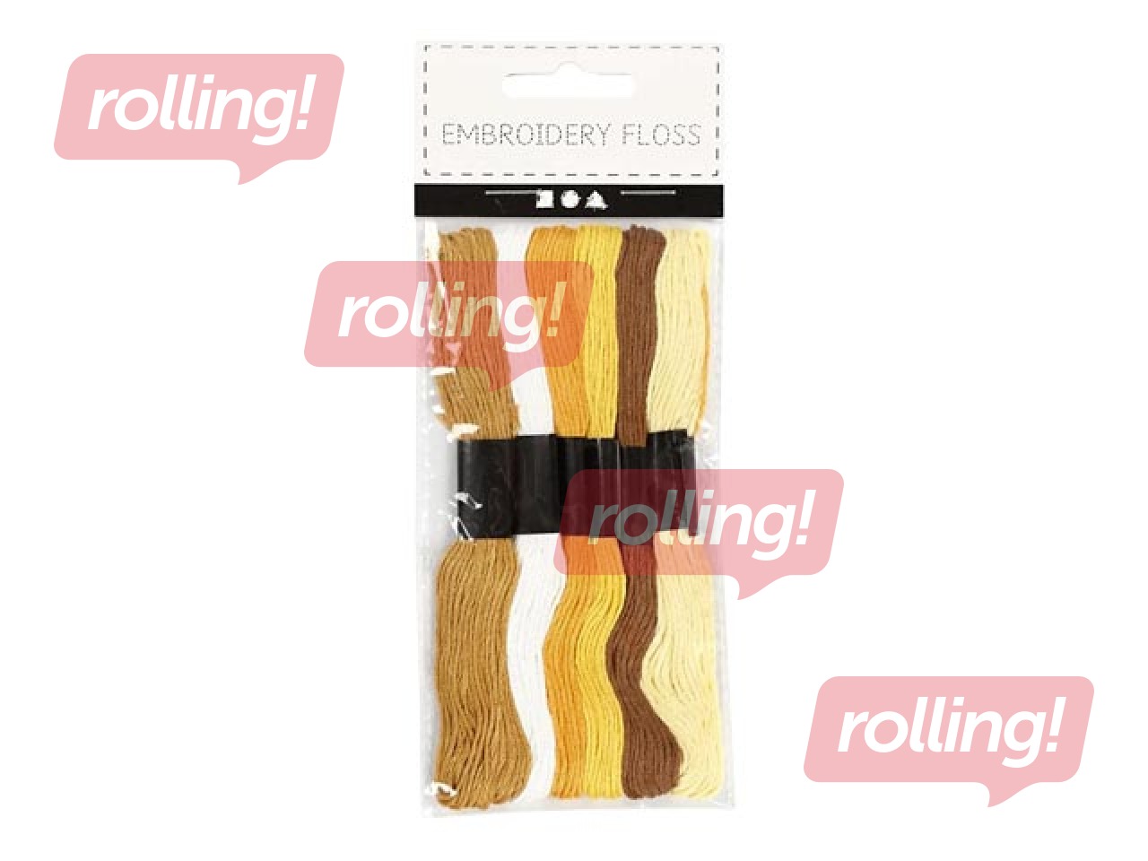 Tikkimisniit, kuldne, 6 tk.