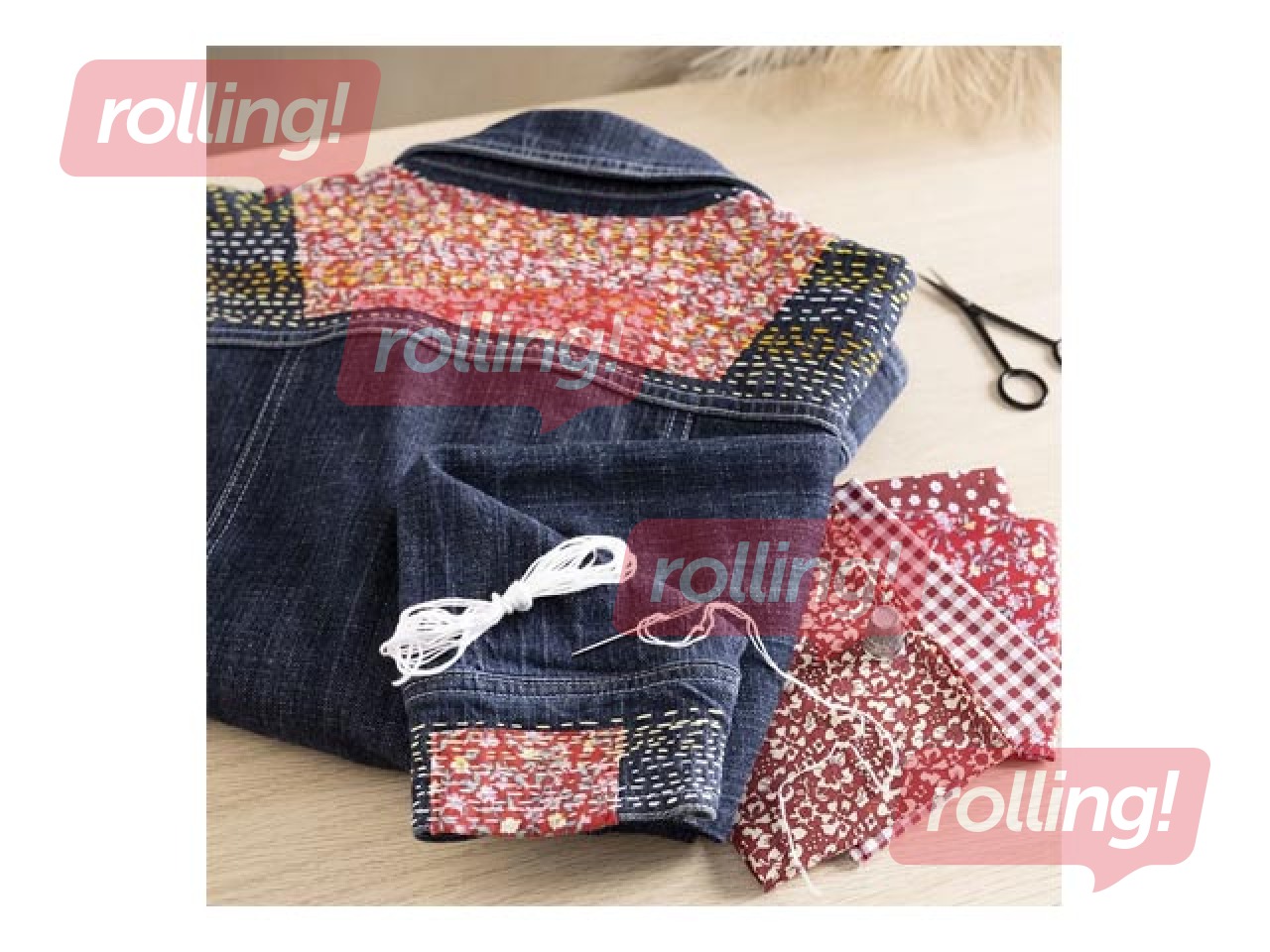 Tikkimisniit, kuldne, 6 tk.