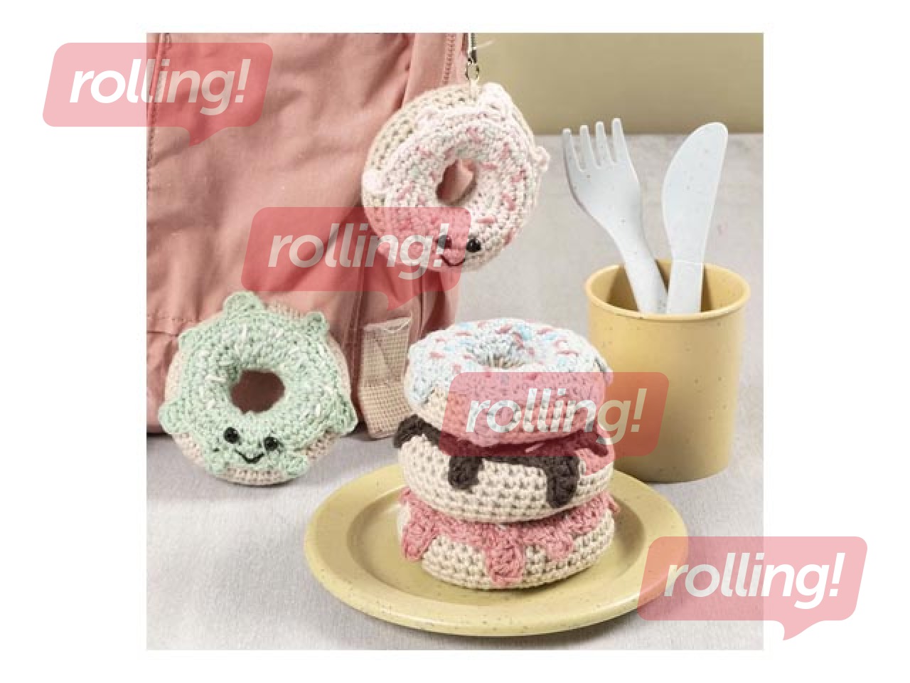 Tikkimisniit, naturaalsed värvid, 6 tk.