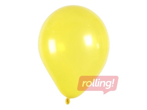 Balloons, yellow, 10 pcs.