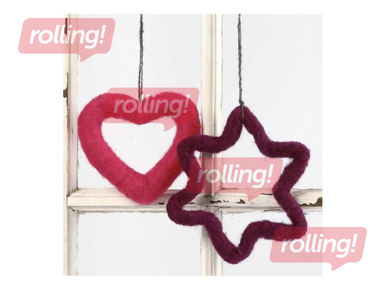 Filcēšanas adatu turētājs un 5 adatas