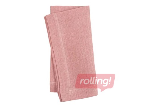 Kangast salvrätik 42 x 42 cm, 2 tk, roosa