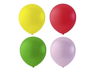 Balloons 10 pcs, neon colours