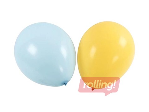 Balloons, assorted colours, 50 pcs.