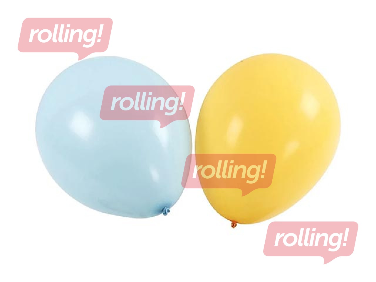 Balloons, assorted colours, 50 pcs.