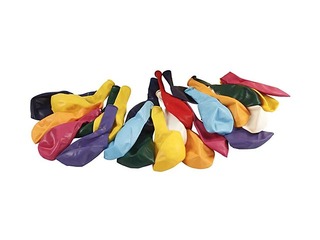Balloons, assorted colours, 50 pcs.