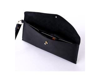 Rahakott Balts, A5, ehtne nahk, must