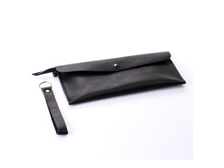 Rahakott Balts, A5, ehtne nahk, must