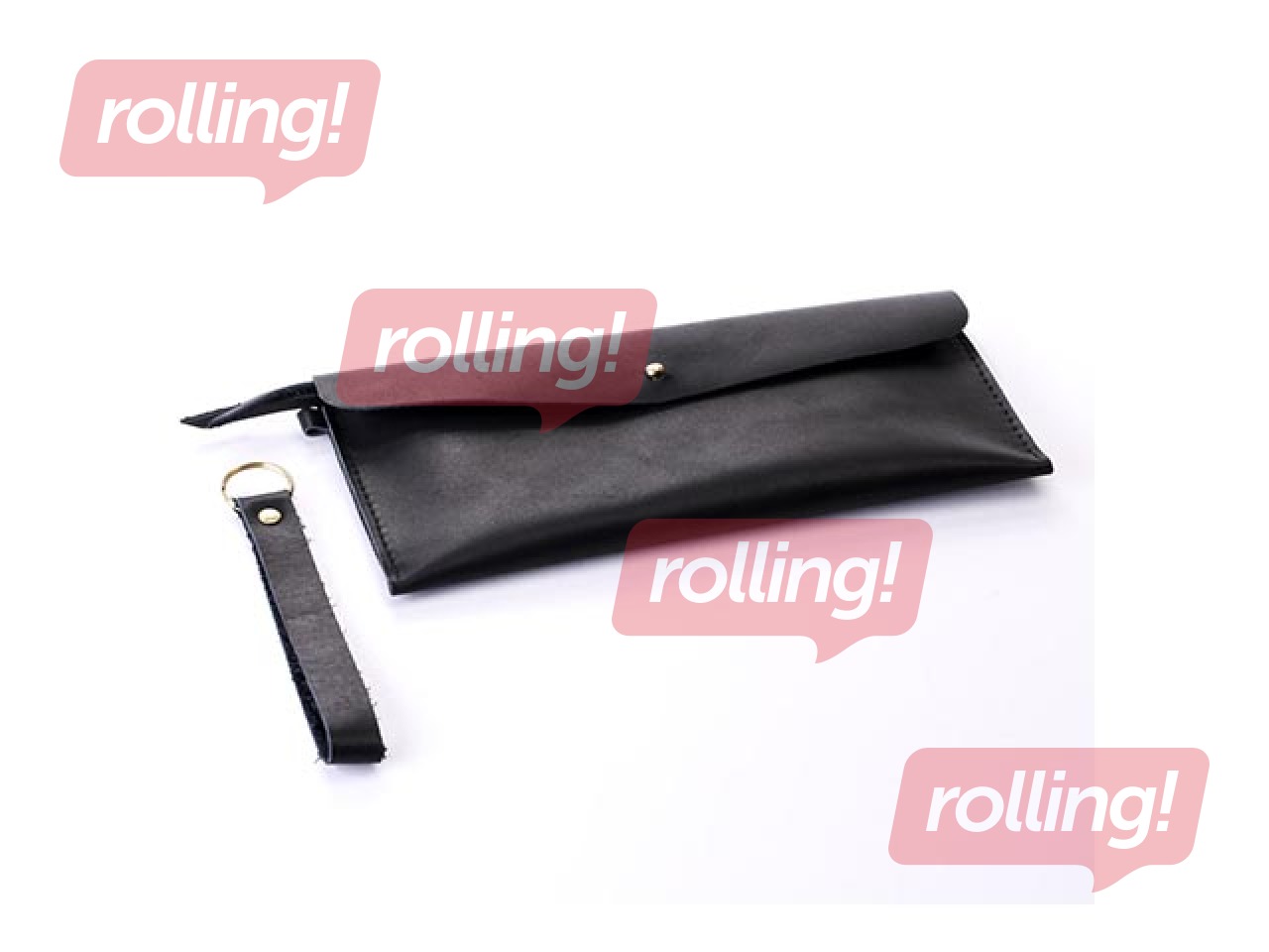 Rahakott Balts, A5, ehtne nahk, must