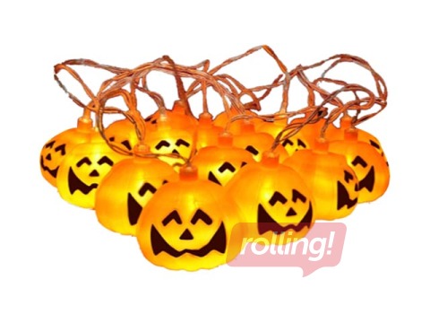 Хэллоуинская LED световая декорация Springos, тыквы-шары, 20 диодов, 3м