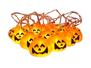 Хэллоуинская LED световая декорация Springos, тыквы-шары, 20 диодов, 3м