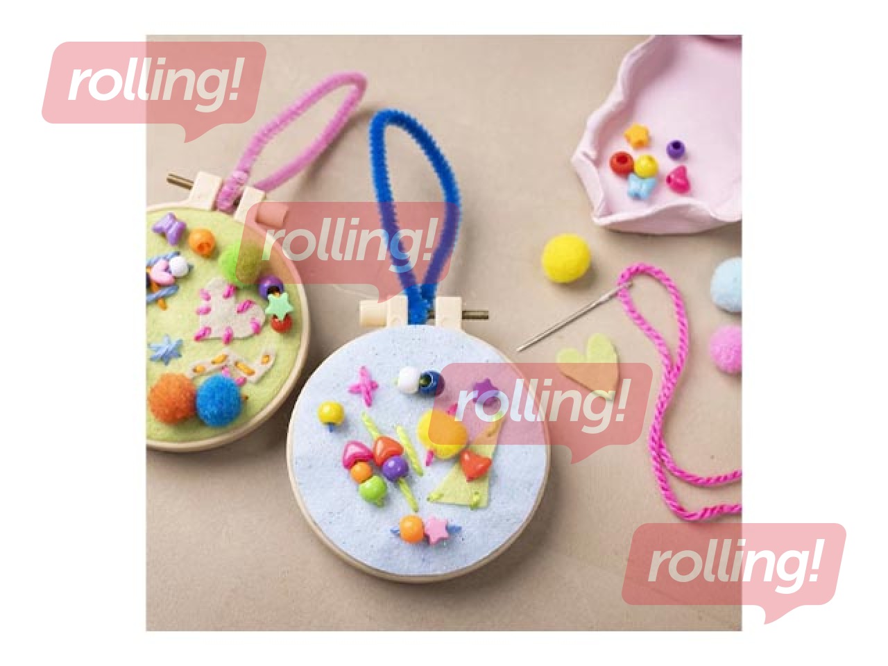 Filcs Creativ Company, dažādas pasteļkrāsās, 10 loksnes, 21x29.7cm