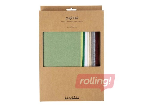 Felt Creativ Company, natural, 10 sheets, 21x29.7cm