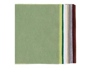 Filcs Creativ Company, natural, 10 loksnes, 21x29.7cm