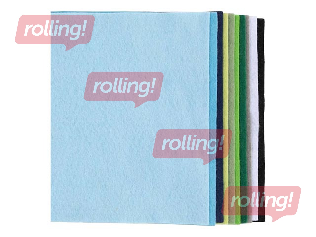 Фетр Creativ Company, синяя/зелёная гармония, 10 листов, 21x29.7см