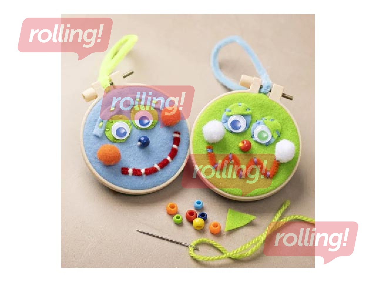 Vilt Creativ Company, sinise/rohelise harmoonia, 10 lehte, 21x29.7cm