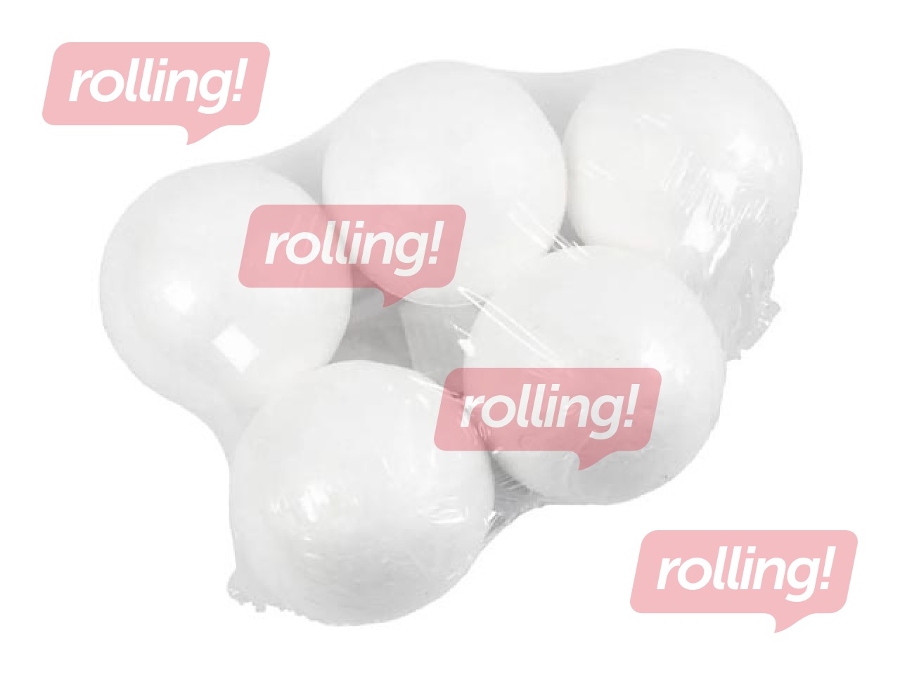 Foam Ball Creative Company, 7cm diameter, 5 pcs.