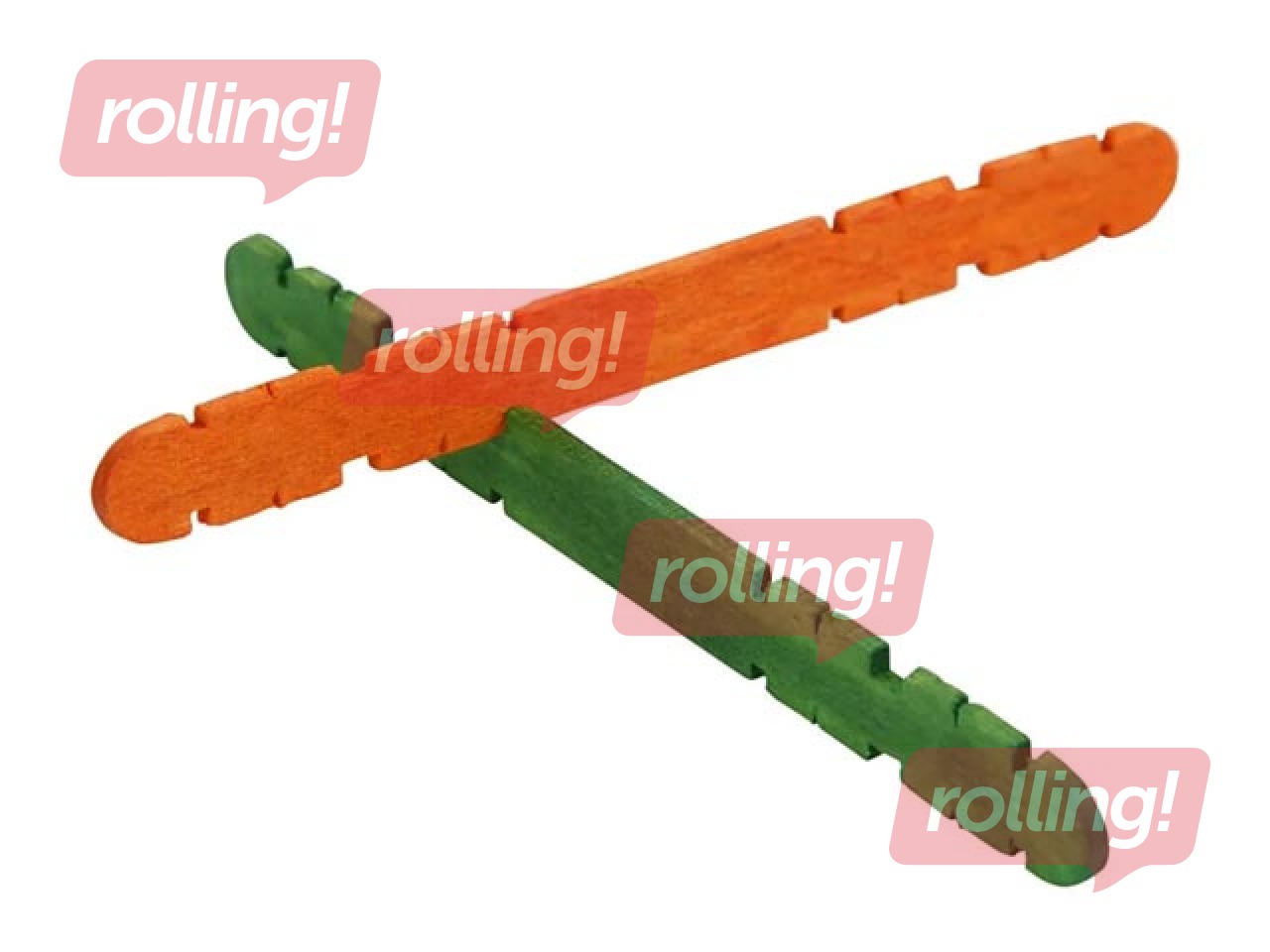 Construction sticks, coloured, 1000 pcs.