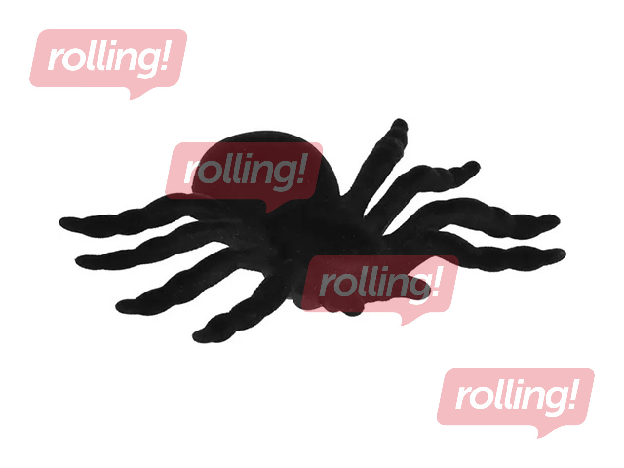 Halloween decoration – spider, Springos, black, 10cm