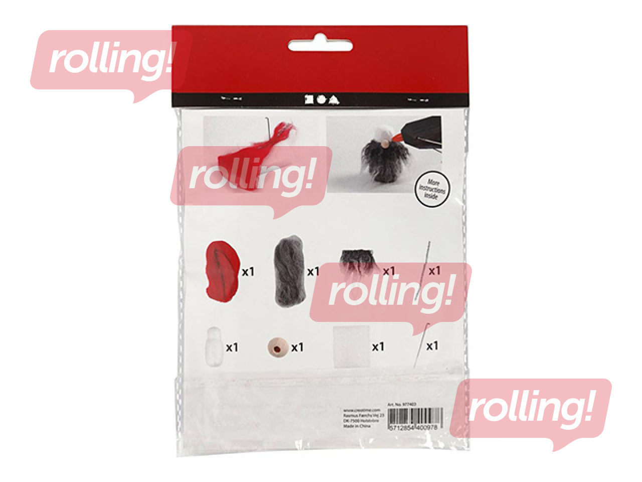 SALE Loominguline komplekt Mini Craft Kit, Christmas Gnome