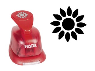 Dekoratīvais caurumsitējs mazais, saulespuķe