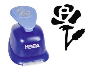 Dekoratīvais caurumsitējs lielais, roze