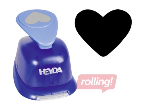 Dekoratīvais caurumsitējs lielais, sirds