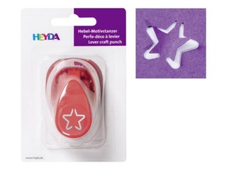 Decorative hole punch Heyda, star, 17mm