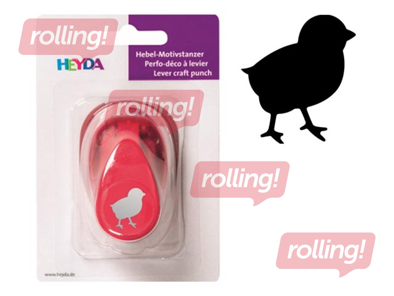 Dekoratiivne šabloon, kana, 17mm