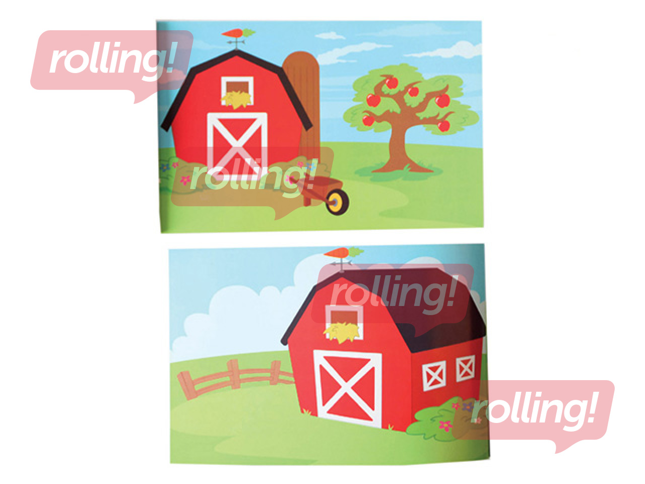 Coloring book with stickers 14.7x24.2cm