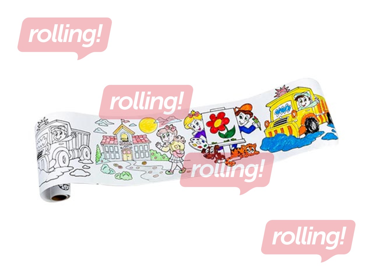 Isekleepuv värvipaber - rull, 15 x 200 cm