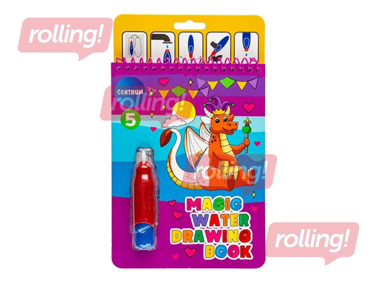 Krāsojamā grāmata ar ūdeni Centrum  