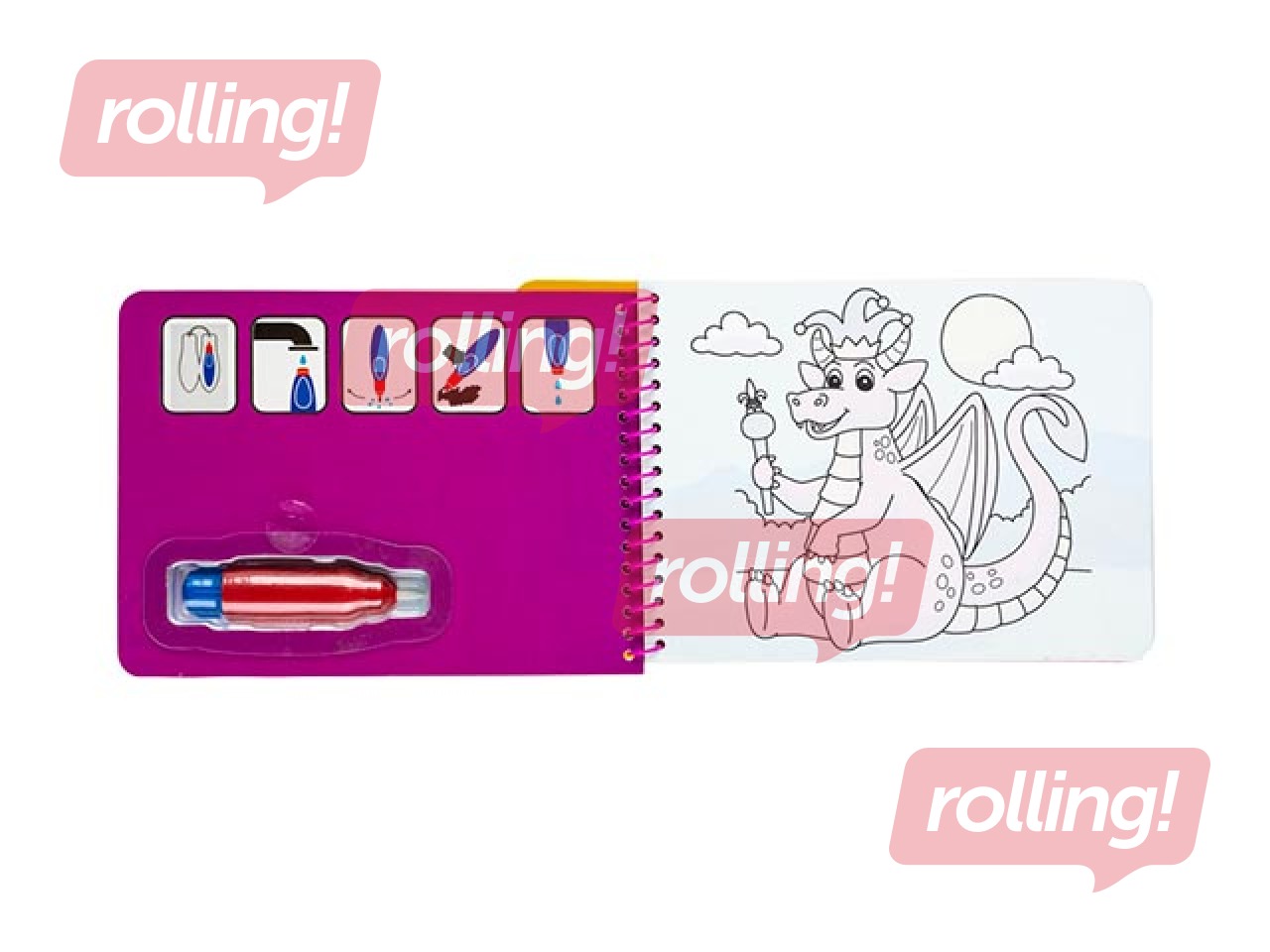 Krāsojamā grāmata ar ūdeni Centrum  