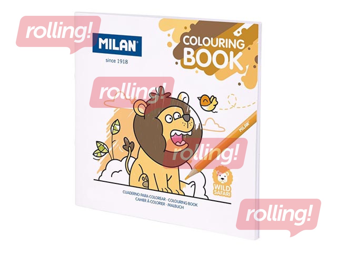 Colouring book Milan Wild safari
