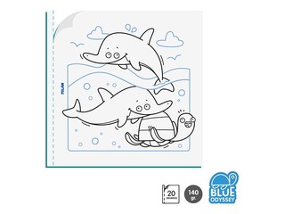 Colouring book Milan Blue Odyssey